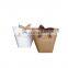 High Quality White  Kraft Paper Bag for Birthday Party Candy Packaging Gold Stamping Gift Bag