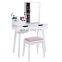 White French mirrored dressing table set