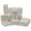 Wholesale white color leather convex edge jewelry box long chain box