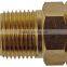 Brake line brass inverted flare connectors