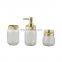 Good quality glass soap dispenser bathroom set mason jar soap dispenser