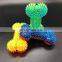 Durable New Birthday Aggressive TPR Teeth Cleaning Barking Summer Pet Bone Soft Rubber Interactive Dog Chew Toy