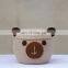 Hot Sale Bear toy basket for kids, basket made with cotton ropre Cute natural basket nursery decoration for baby and kids