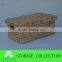 Rectangular Natural Water Hyacinth Woven Storage Box with Lid
