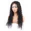 Deep Wave 13x4 Front wig Human Hair Wigs Brazilian Human Hair Wigs Natural Color