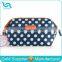 Fashion Polka Dot Print Ripstop Polyester Modella Cosmetic Bag Zipper Modella Cosmetic Bag Modella Travelling Cosmetic Bag