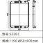 high quality CAT Machinery excavator Aluminum Hydraulic Oil Cooler E330C E330B Radiator 204-0983 2040983 for Sale