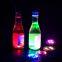 Light up Bottle LED Cups Sticker Light, RGB Colors Change LED Coaster for Bottle