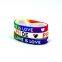 Hot Sale  Custom Promoting Wristband Lovely Gifts Imprinted Silicone Bracelets for LGBT and Pride Month Parade