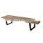 modern classic outdoor wood george bench