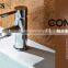 Chrome plating single level brass basin faucet