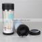 stainless steal inner PS outter insert paper double wall 450ml travel mug with leakproof cap