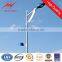 10m steel pole Q345 3.5mm hot dip galvanized street light pole ISO certificate