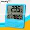 Desk Hourly Chime Digital Indoor Clock thermometer
