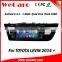 Wecaro Android 4.4.4 car dvd player quad core for toyota levin car dvd gps stereo tv tuner 2014 2015