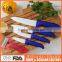 5pcs non-stick ceramic knife set