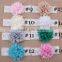 2015 Baby girls hair accessories headbands with big chiffon flower