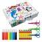 Customized Magic Water Coloring Book with Pencils for Drawing as Kids Birthday Gift