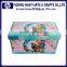 Oem organizing boxes decorative faux leather cotton storage box