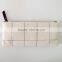 New pouch 2016 style customed plain printed cotton pencil bag with zipper