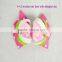 crochet hair bow, applique bows