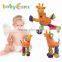 Babyfans 2015 Colorful Sun Flowers Cartoon Shaped Soft Toys for Baby China Factory Wholesale