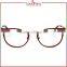 Laura Fairy Fashion Red Purple Blue Changeable Temple Eyeglass Frames For Young Girls