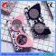 fashion hard cover leopard glasses case for iphone 6 6 plus