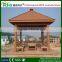 Quality guaranteed garden pavilion roofing WPC material pavilion 3x3