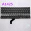 Replacement New original laptop keyboard for Apple Macbook Pro 13" 2012 Retina A1425