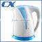 1.8L 2000W Electrical Appliances Automatic Shut-off Plastic Best Electric Kettle With Led Light