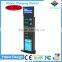 Coin Accepted Banks Cell Phone Charging Kiosk with 19 inch LCD phone charger kiosk with 6 digital lockers APC-06A