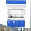 White and blue all steel durable laboratory fume hood