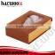 Luxury Velvet Golden Logo Gift Cardboard Box Perfume Box With EVA insert