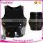 2015 Wholesale sexy women black leather vest