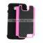 New product Three in one layers Shockproof Defender football pattern rubber Armor Heavy duty ballistic combo Case for LG L90
