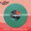 497 355*2.8*25.4 green cutting off wheel for steel metal
