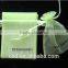 recyclable sreen printing wholesale indian organza bags