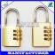 Yiwu Market Safe Lock Combination 105 MM Brass Padlock