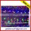 Traditional colorful 50m outdoor led christmas street light decorations and lighting