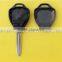 Toyota 2 buttons auto car key blank with TOY47 blade