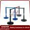 Security and safety equipment belt queue post stand