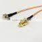 RF SMA Switch TS9 Pigtail Cable RP-SMA Female bulkhead to TS9 Male Right Angle RG316 Cable 15cm 6" for 3G modem ZTE