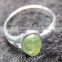 2015 Hot Jewelry 925 Sterling Silver slim gemstone ring with green/grey color gemstone labradorite and prehnite gemstone setting
