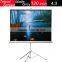 factory direction matte grey tripod stand 120inch projection screen tv