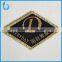Diamoninternational dancing dressd embroidery patch with gold yarn for