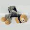 Cute bear head scarf plush animal scarf, plush bear with scarf