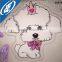 Dog pet shape for bags front pocket reflective sheeting