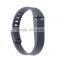 16 solid color available TPU+TPE material polka dot replacement wristband for fitbit flex bracelet with clasp with factory price