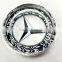 Newest Hot sale Blue Painting Car Crystal Ashtray For Car